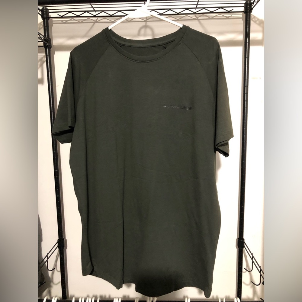 Alphalete Performance Tee Green Size Large